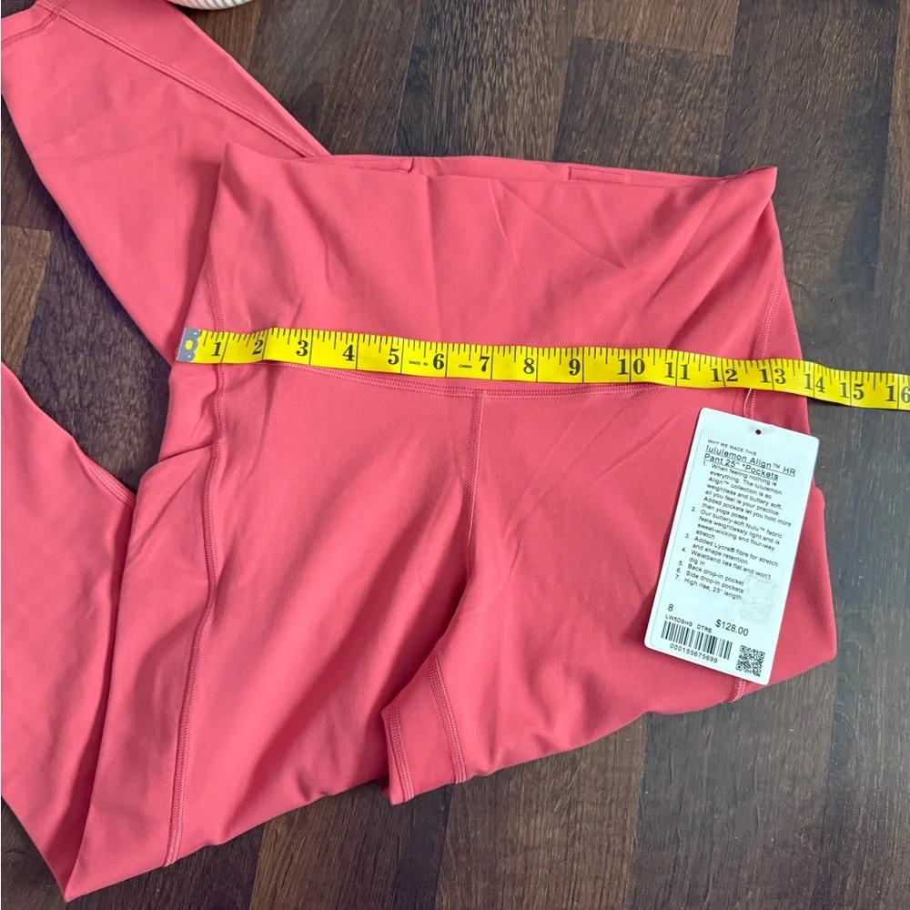🆕 Lululemon Align High Rise Leggings 25” with Pockets - Picture 8 of 13